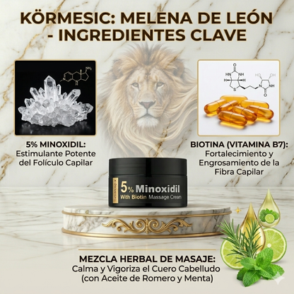 ALPHAGROW™🦁 - Minoxidil Crema Capilar 5%