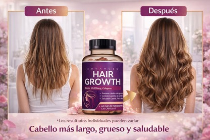 Vitaminas - Tratamiento Anti-Caída y Crecimiento Acelerado
