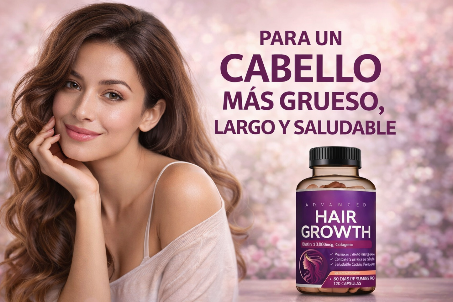 Vitaminas - Tratamiento Anti-Caída y Crecimiento Acelerado