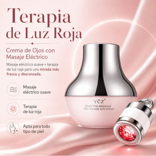 YCZ™ Crema De Ojos Masaje y Terapia Luz Roja🧴 | 70% DE DESCUENTO🚨