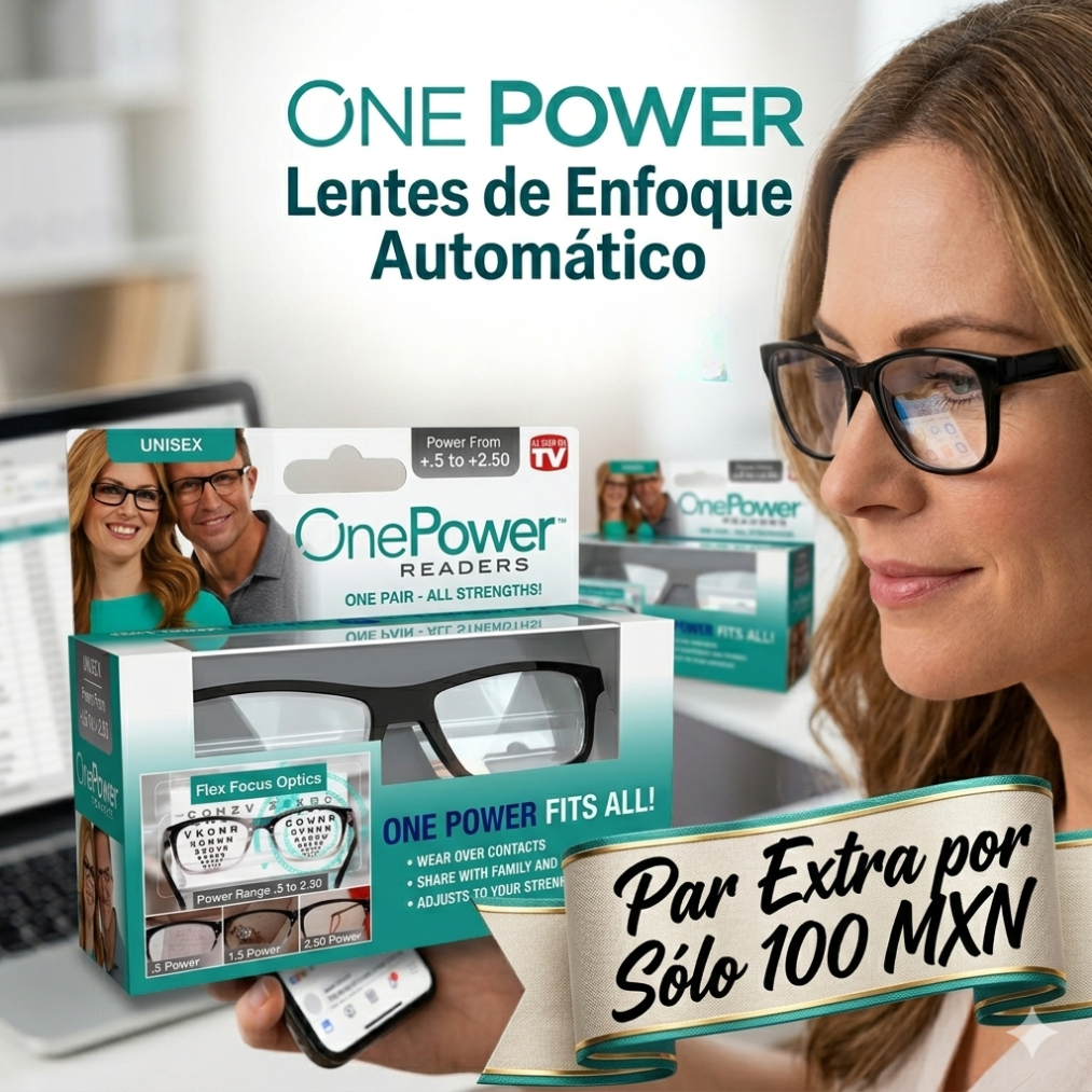 ONE POWER - Lentes de Enfoque Automático | 🚨2X1 SOLO HOY🚨