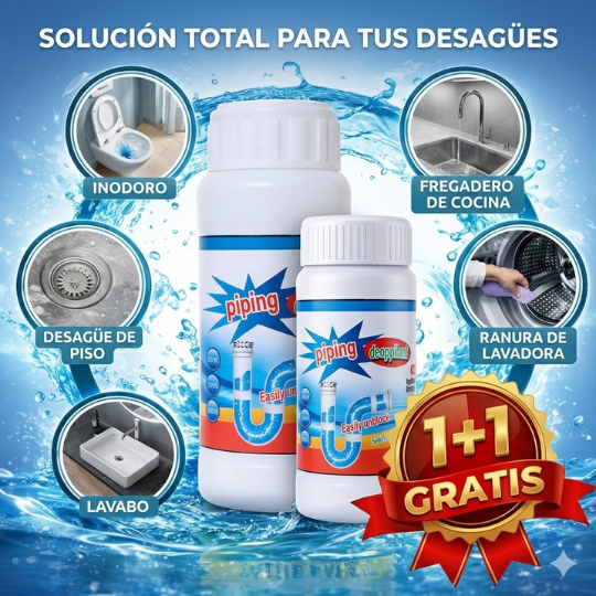 DESTAPAMAX™ Polvo Limpia Tuberia🧽  | 🚨2x1 SOLO HOY🚨