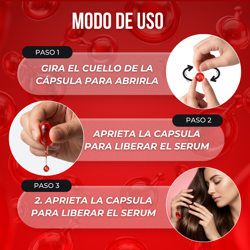 HAIR VITAMIN - Capsulas liquidas para crecer y nutrir tu cabello ¡50% de DESCUENTO!