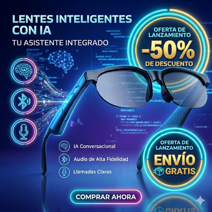 SmartX™ - Lentes Inteligentes IA + Bluetooth🕶️ | 50% DE DESCUENTO SOLO HOY🚨