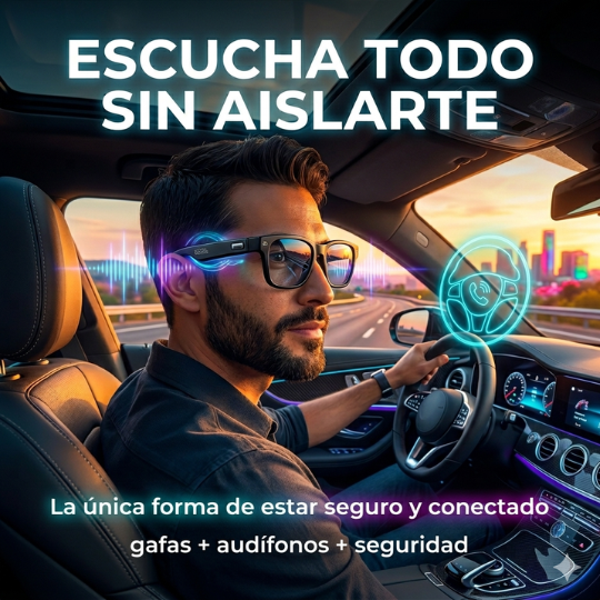 SmartX™ - Lentes Inteligentes IA + Bluetooth🕶️ | 50% DE DESCUENTO SOLO HOY🚨