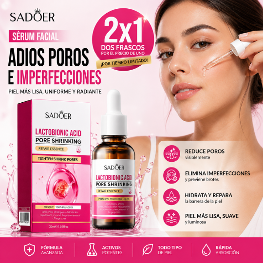 SADOER™ Elimina Poros Abiertos y Antiedad🩷 | 🚨2x1 SOLO HOY🚨