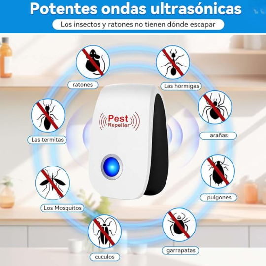 PEST REPELLER™ Repelente Ultrasónico de Plagas🪳 | 🚨70% DE DESCUENTO SOLO HOY🚨