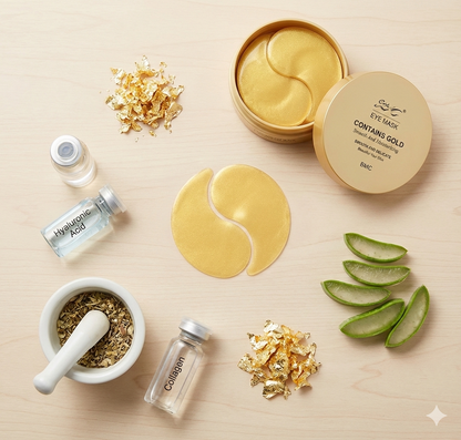 Parche Para Ojeras 24K Colageno 60 pzs
