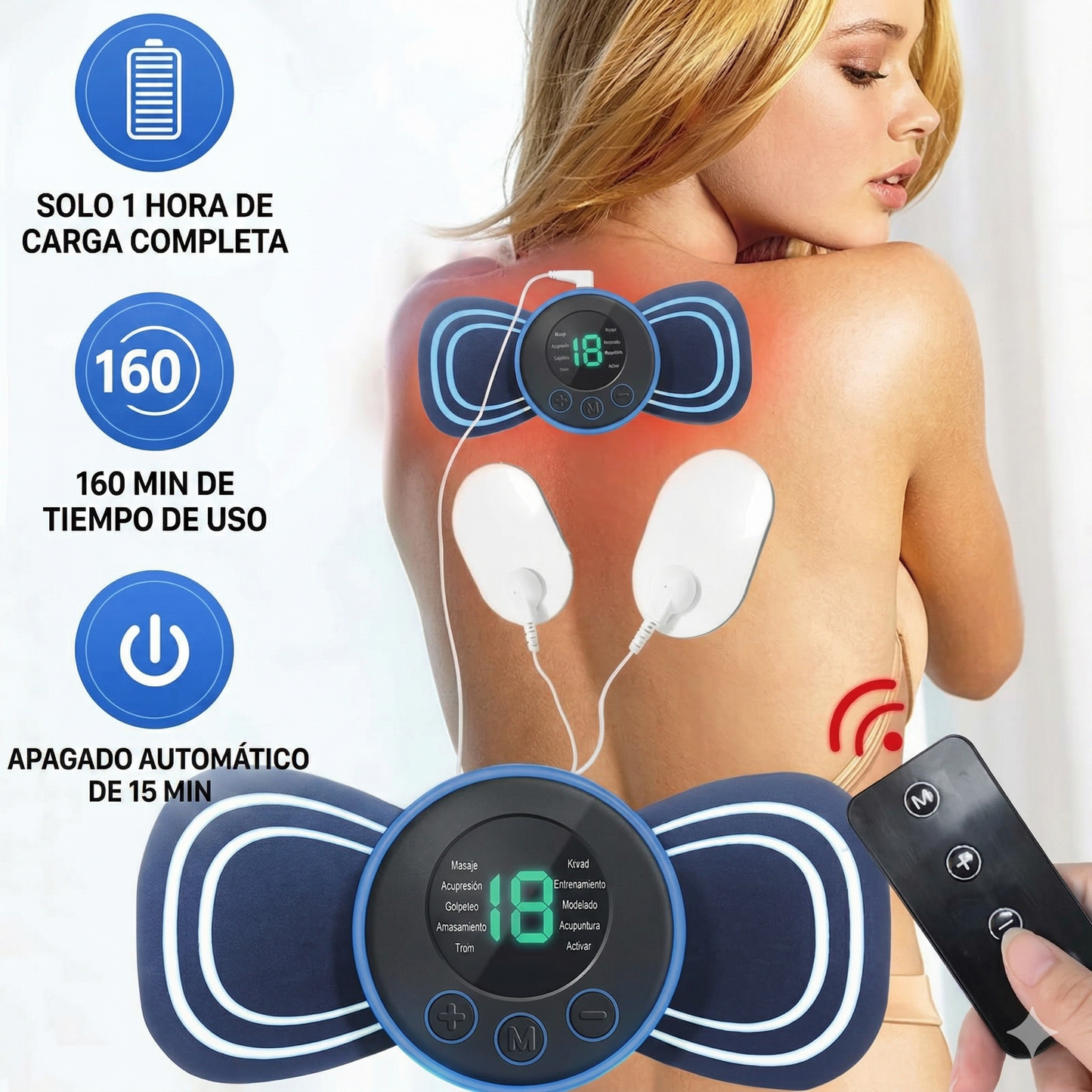 Masajeador Térmico Aliviar Dolor Muscular